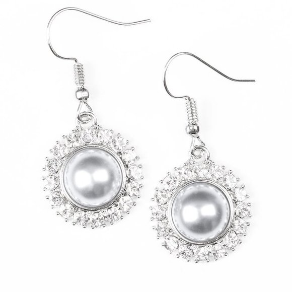 paparazzi Jewelry - Fashion Show Celebrity Silver Earrings
